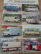 PEUGEOT - CATALOGUE - PUB - BROCHURE  - J 7  - FOURGON - MAGASIN AUTOCARA 1976 