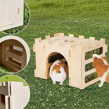 Mangeoire à foin en bois pour