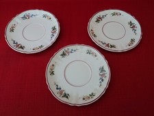 Lot de 3 grandes sous-tasses VILLEROY & BOCH "Phoenix" (diamètre 17 cm)