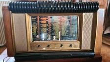 Vintage 1950 poste de radio à 6 lampes schneider frères PRELUDE testé