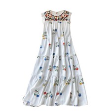 Femme ethnique boho robe ruche - ethnique,