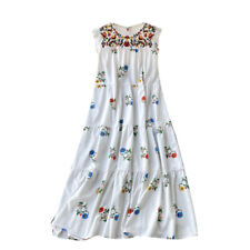 Femme Boho Robe sans Manche