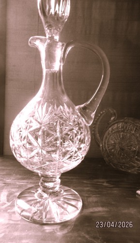 Aiguiere cristal taille a - , en