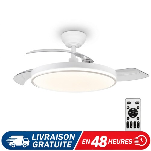 Ventilateur plafond led 106cm - ventilateur,