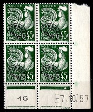 Préoblitéré : COQ GAULOIS