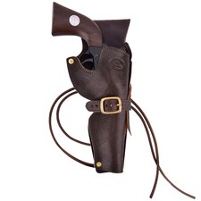 étui holster cuir revolver - cuir,