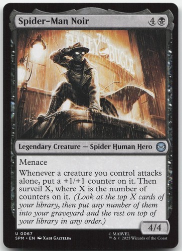 Spider man noir uncommon - spider-man, 67