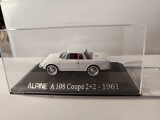 1/43 Renault alpine A108 Coupé 2+2 (1961) UH Sous plexiglas