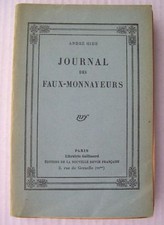 ANDRE GIDE : JOURNAL FAUX-MONNAYEURS  NRF 1927 NUMEROTE