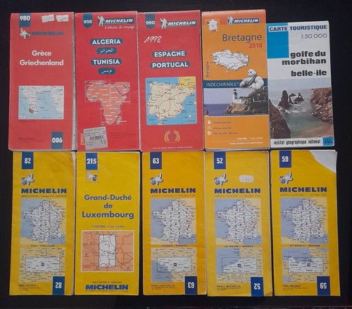 Cartes routières michelin - routières,