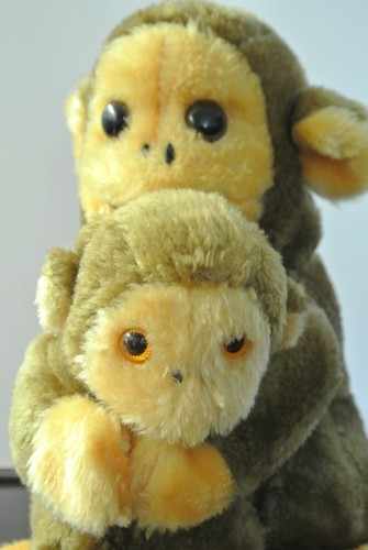 Vintage broadway toy monkey - vintage,