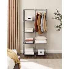 Penderie Dressing Vêtements En Tissu Armoire De Rangement 170 X 88 X 45