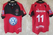 Maillot rugby RCT TOULON porté n°11 BURRDA SPORT home shirt rouge M