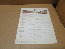 MAROEUIL (62) facture Couleurs d'Artois peintures 1949