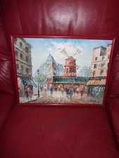 TABLEAU MOULIN ROUGE SIGNE