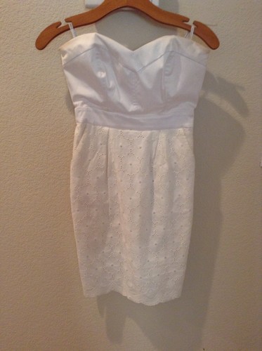 Bebe white strapless - bebe,