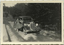 PHOTO ANCIENNE - VINTAGE SNAPSHOT - VOITURE AUTOMOBILE FOURGONNETTE UTILITAIRE 1