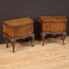 Paire de chevets vintage 2 meubles tables années 50 design modern 900