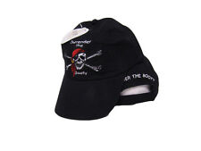 Noir Jolly Roger Pirate Surrender The Boots Délavé Style Casquette Chapeau