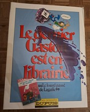FRANQUIN . AFFICHE OFFSET POUR LA SORTIE DE GASTON N°R5 . 1986 .
