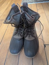 L.L.Bean Waxed Canvas Maine Hunting Shoe 10"