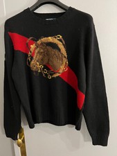 Magnifique pull RALPH LAUREN tête de cheval FAIT MAIN modèle unique XL pour NOEL