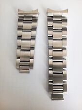 Bracelet En Acier Solide À Anses Courbes Oyster Réf. 93150 Fins 501B 20 Mm. Neuf