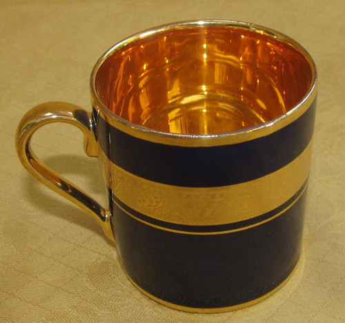 Tasse café bleu - tasse, de