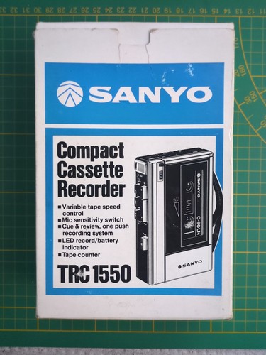 Walkman vintage sanyo trc 1550 - walkman,