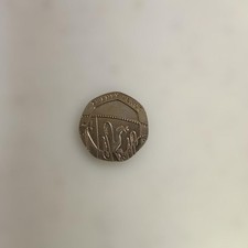 Pièce de 20 pence vintage UK