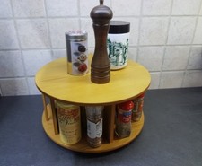 Présentoir, Tourniquet, Rack, Serviteur à épices rotatif, Très grande capacité 