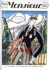 Postcard ads Publicité MONSIEUR la mode & le sport Edit CASTELET n4