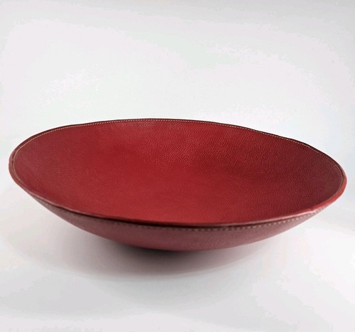 Genuine leather bowl - genuine, all