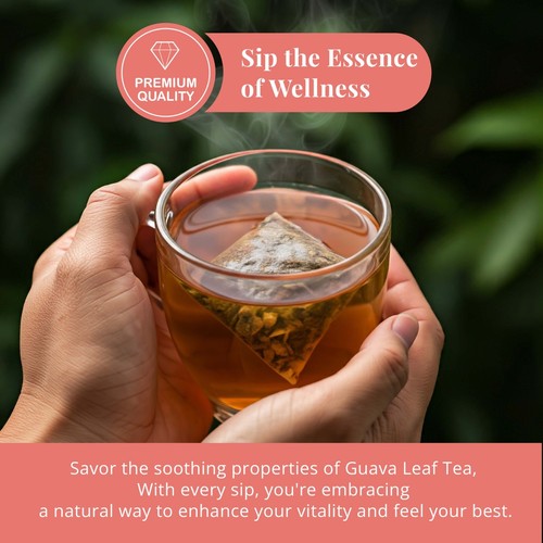 Guava tea bags made - guava, with