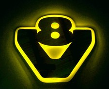 Plaque LED 24V jaune argent