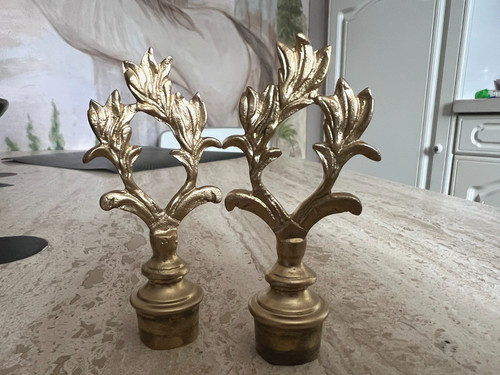 Paire mouchettes bobèches - mouchettes,