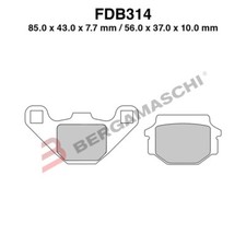 Paire Plaquettes Freins Ferodo