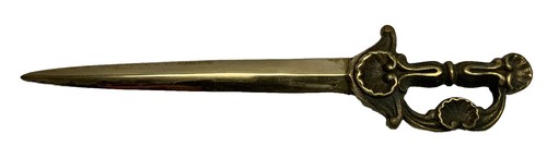 Ancien coupe papier bronze - coupe,