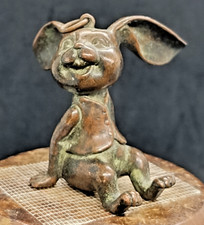 Sculpture ancienne lapin en bronze de Chine