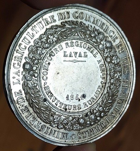 Médaille argent concours - médaille,