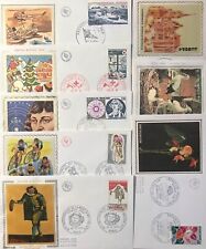 Lot de 100 Enveloppes 1er Jour  FRANCE édition sur soie toutes différentes