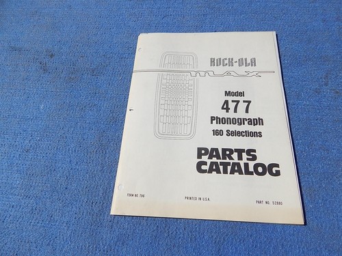 Rock ola 477 - parts, catalog