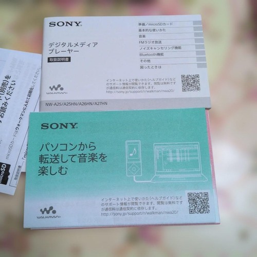 Sony a20 series lecteur mp3 - nw-a20,
