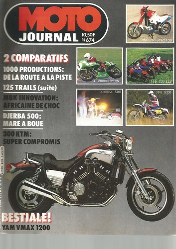 Moto journal 674 yam 1200 - n°674,