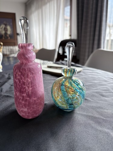 Lot flacons parfum verre - 2,