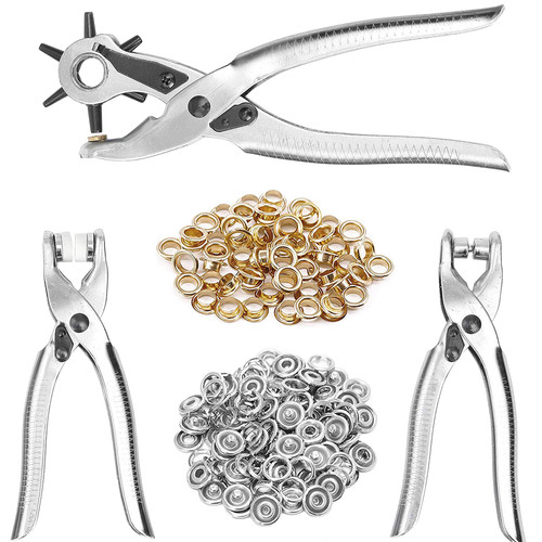 3pc tournant cuir perforatrice - cuir,