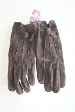 Paire de gants tactile marron