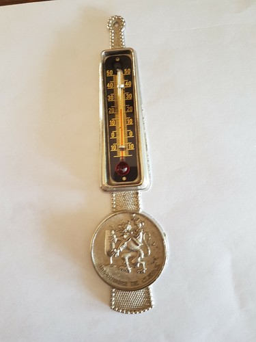 Ancien thermomètre métal