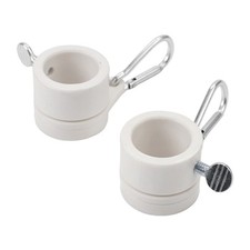 2 Pinces Rotatives Pour Mât Drapeau Sadaptent Anneaux Montage Mât Drapeau De 1