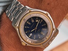 Ebel Discovery Diver Vintage Gold Stainless Steel Automatic Blancpain Watch